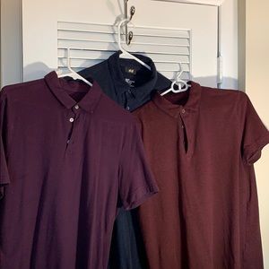 3 HM shirts